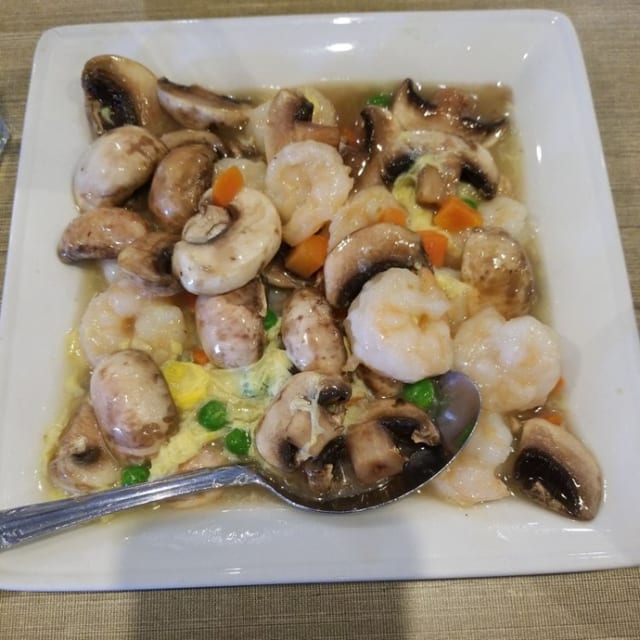 Shrimp with Lobster Sauce.