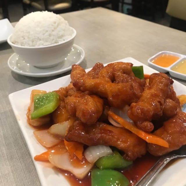 Sweet & Sour Chicken Lunch.
