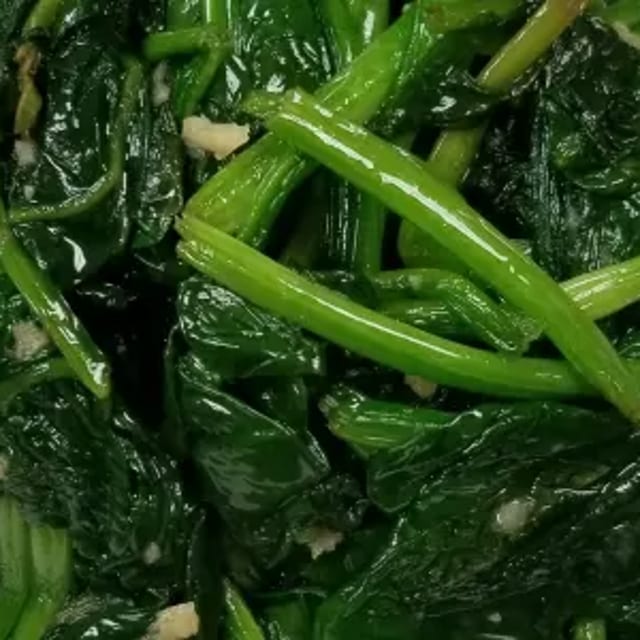 Sautéed Spinach.
